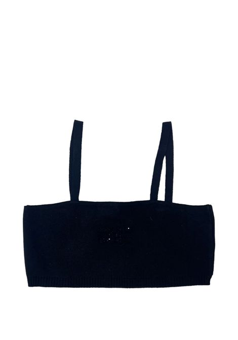 Top crop con decorazione ELISABETTA FRANCHI KIDS | EFMA199.C.FL129N000